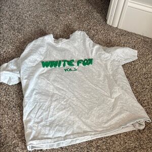 Green White Fox Shirt